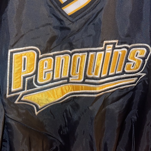 Penguins Starter Jacket 🐧 Vintage NHL Pullover Size Large - Picture 4 of 4
